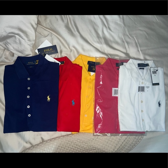 (4) Brand new Ralph Lauren Polo Tees - Picture 1 of 1